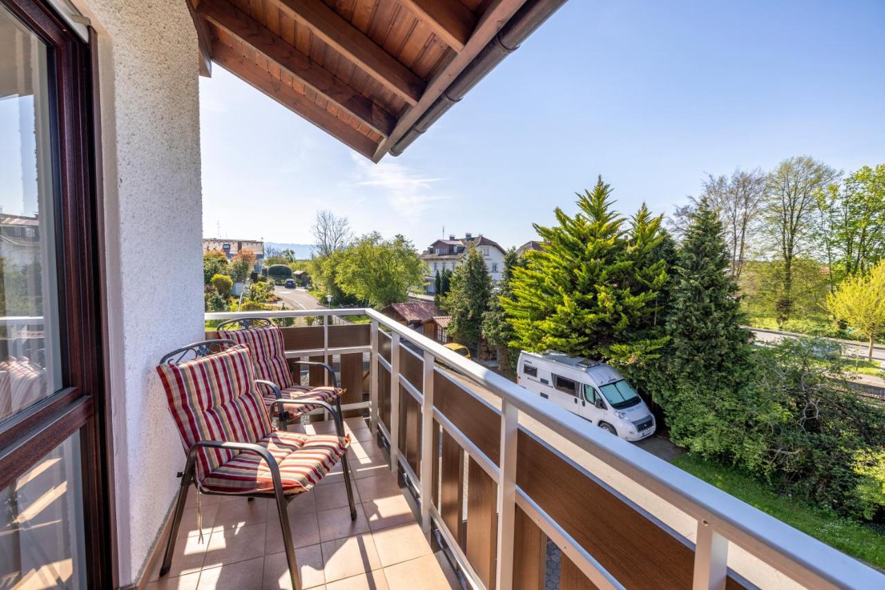 Ferienwohnung Seeblick Mit Blick Auf Die Alpen 瓦瑟堡 外观 照片